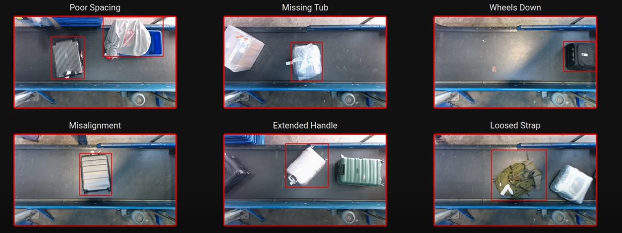 Examples of improper baggage induction methods